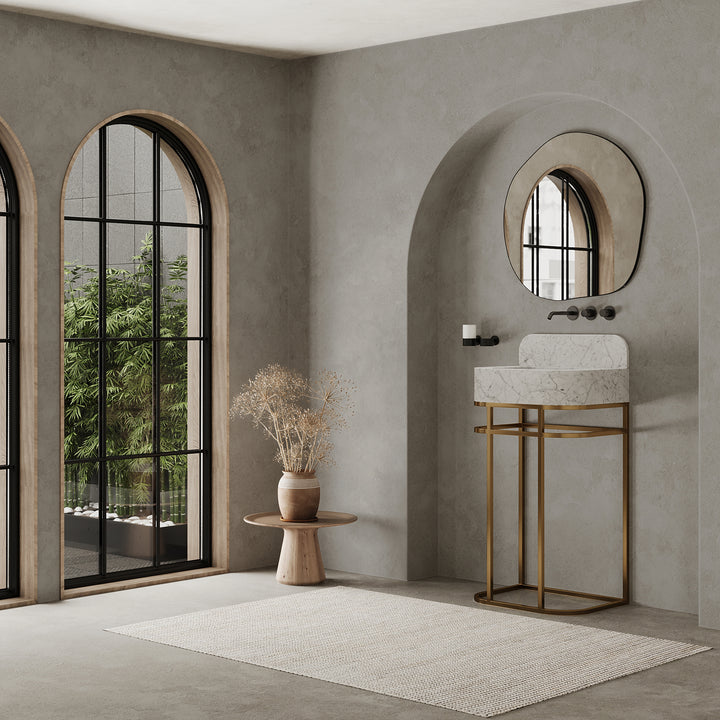 Assens - Marble Basin - White Carrara - Small