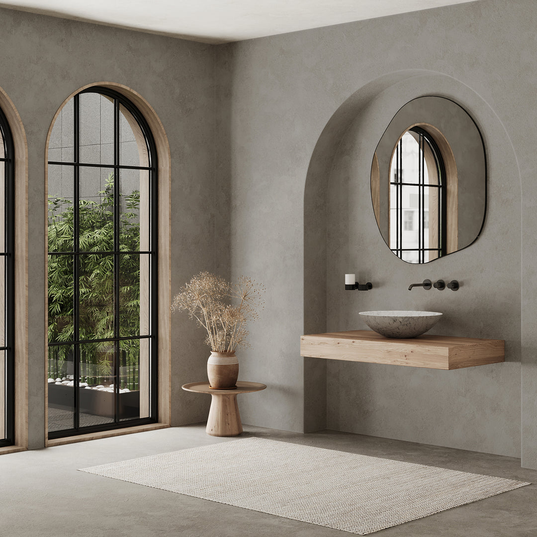 Maiken - Round Marble Basin - White Carrara