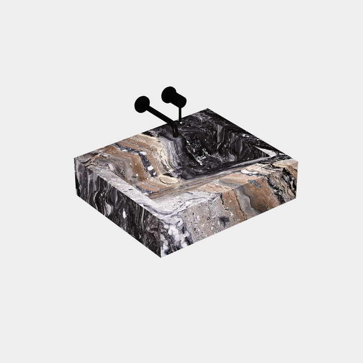 Skadi Marble Basin - Grey Galaxy - Small