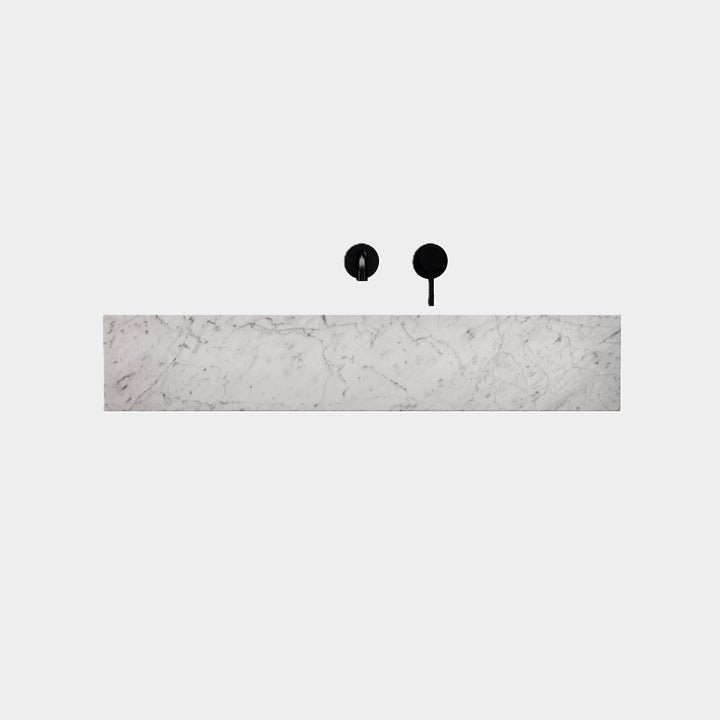 Skadi - Marble Basin - White Cararra - Medium