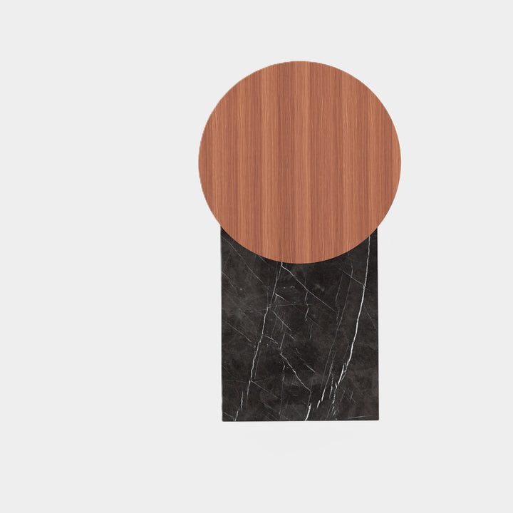 Odense coffee table top view in Grey Kenzo