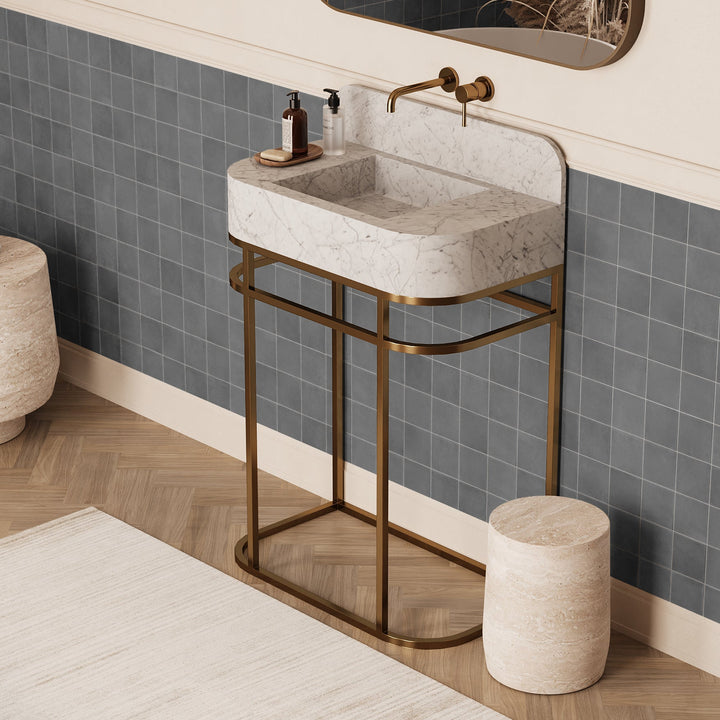 Assens - Free-Standing Marble Vanity