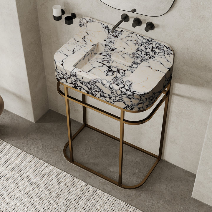 Assens - Free-Standing Marble Vanity