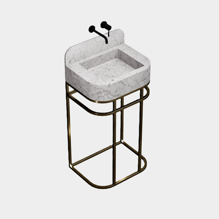 Assens - Free-Standing Marble Vanity