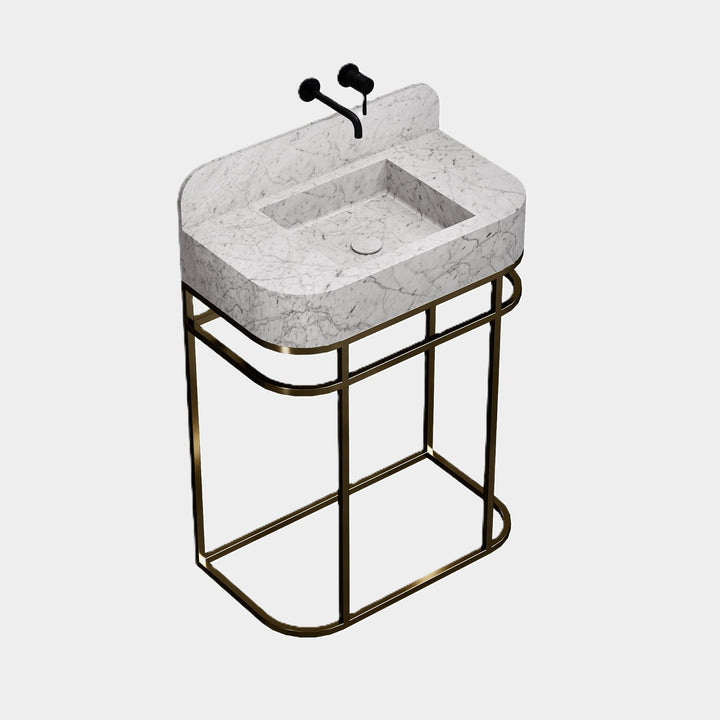 Assens - Free-Standing Marble Vanity