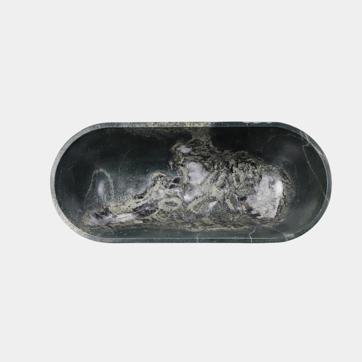 Bjorn oval marble bathtub