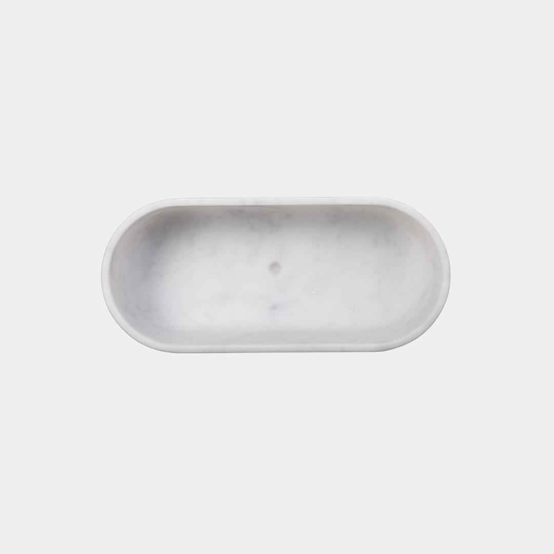 Oval Modern Bathtub White Pattern