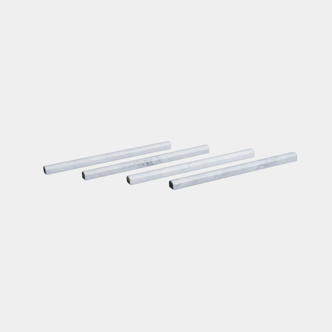 Marble Pencil-liner-Skirting White Carrara