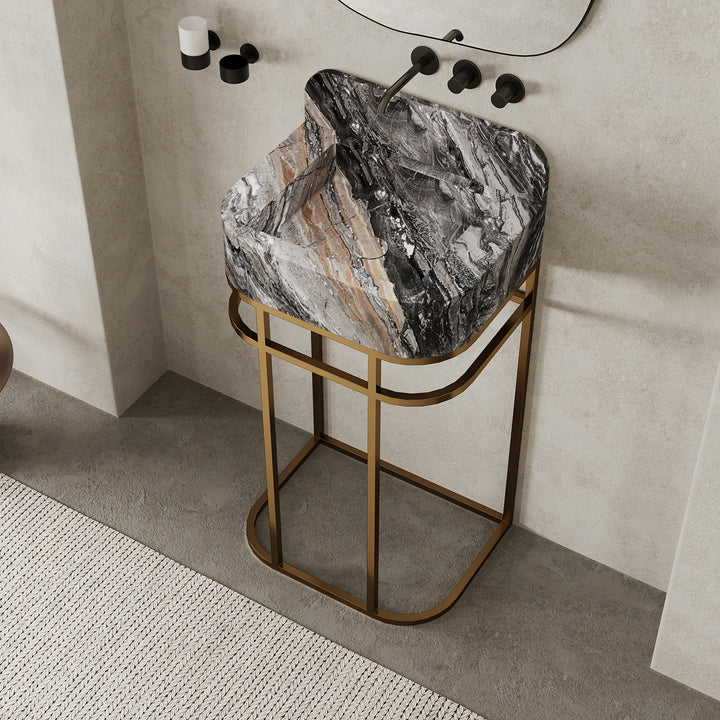 Assens - Free-Standing Marble Vanity