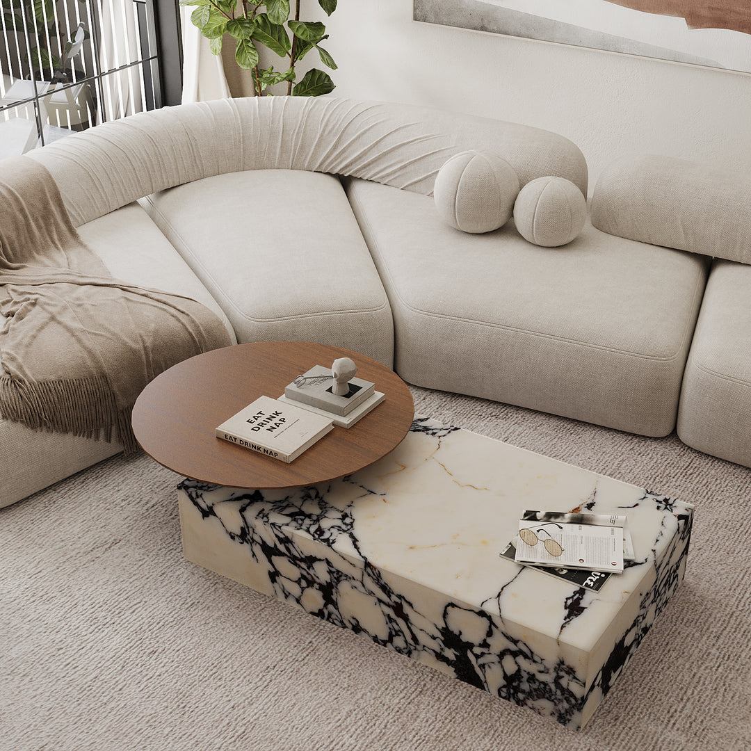 Odense - Marble Coffee Table - Calacatta Viola